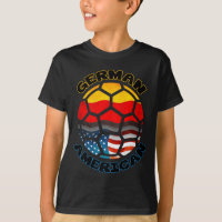 Deutsch-amerikanisches Fußball-T-Shirt