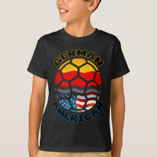 Deutsch-amerikanisches Fußball-T-Shirt T-Shirt