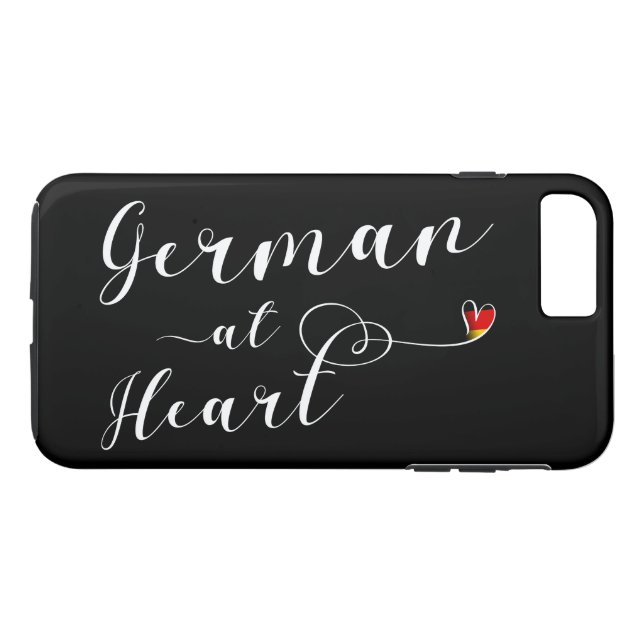 Deutsch auf Herz-Handy-Fall Case-Mate iPhone Hülle (Rückseite (Horizontal))
