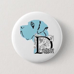 Deutsch: Dogge Button