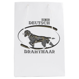 Deutsch Drahthaar, bester Kanonenhund Mittlere Geschenktüte