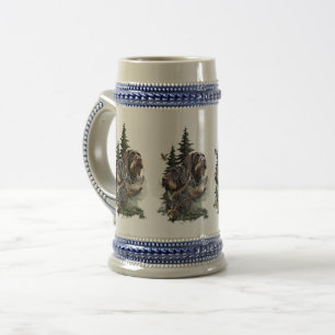 Deutsch Drahthaar Bierglas