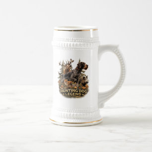 Deutsch Drahthaar Bierglas