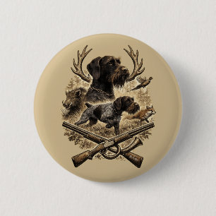 Deutsch Drahthaar Button