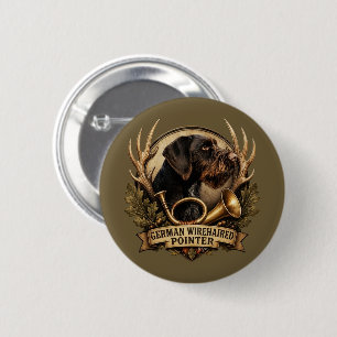 Deutsch Drahthaar Button