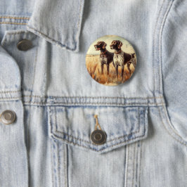 Deutsch Drahthaar Button