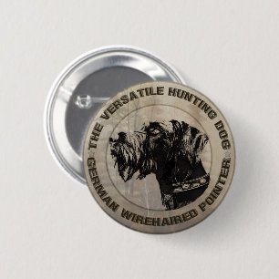 Deutsch Drahthaar Button