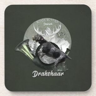 Deutsch Drahthaar Getränkeuntersetzer