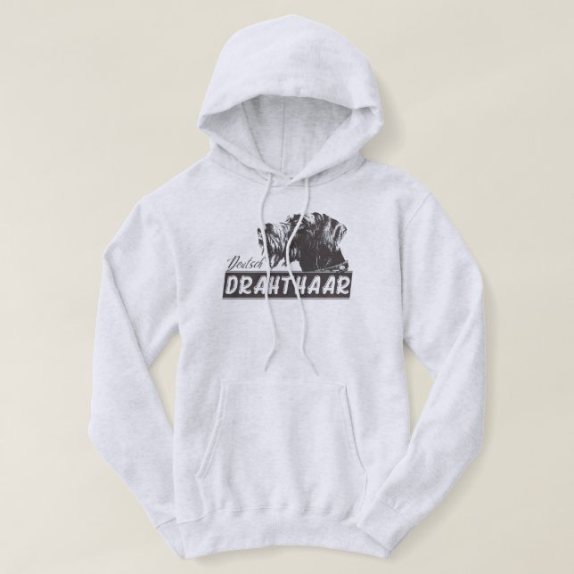 Deutsch Drahthaar Hoodie (Design vorne)