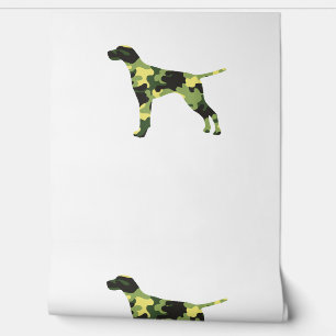 Deutsch Drahthaar _ Hundetarnung Silhouette Tapete