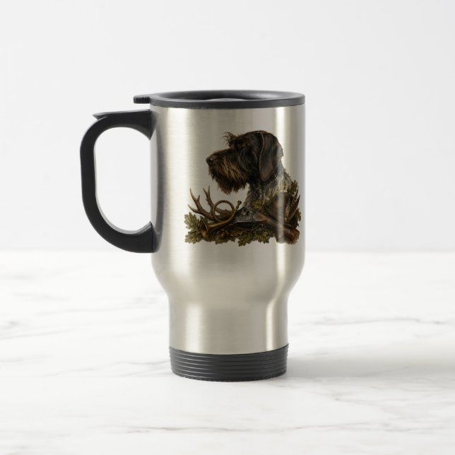 Deutsch Drahthaar - Jagdkollektion Reisebecher (Links)