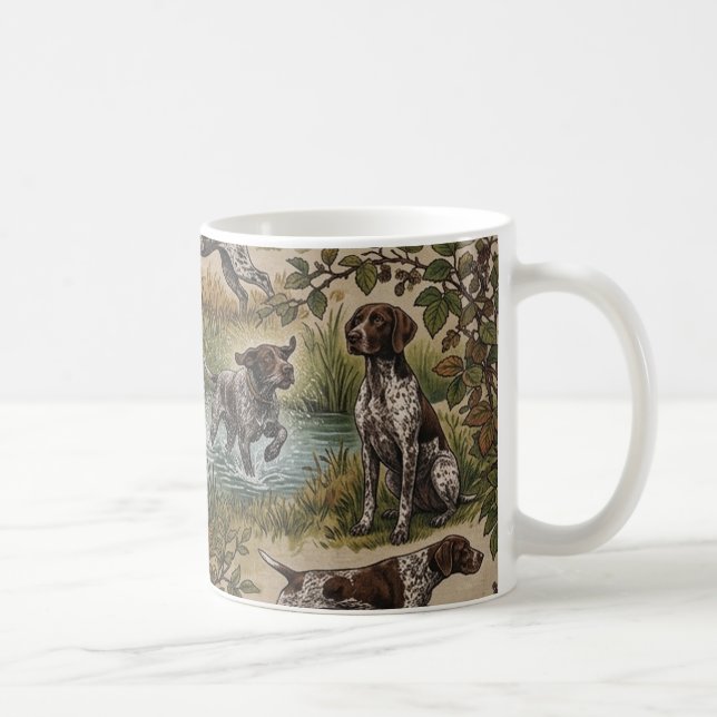 Deutsch Drahthaar  Kaffeetasse (Rechts)