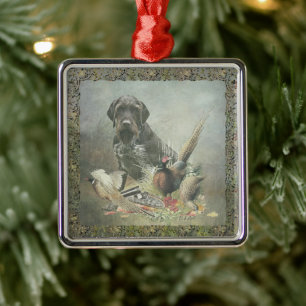 Deutsch-Drahthaar Metall-Ornament Ornament Aus Metall