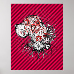 Deutsch-Drahthaar-Plakat Poster
