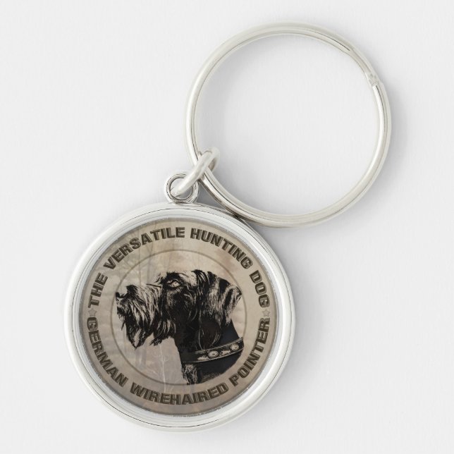 Deutsch Drahthaar Schlüsselanhänger (Vorne)