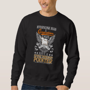 Deutsch Drahthaar Schutzengel Sweatshirt