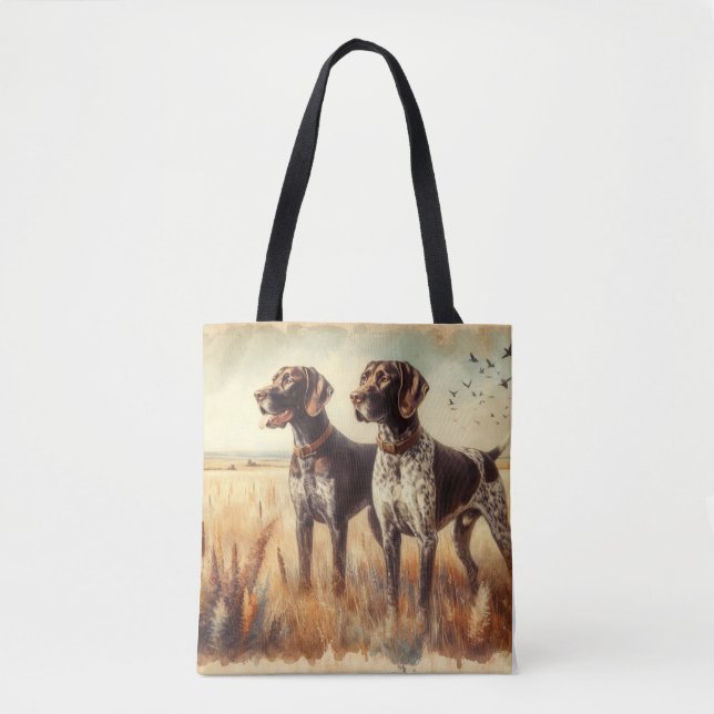 Deutsch Drahthaar Tasche (Vorderseite)