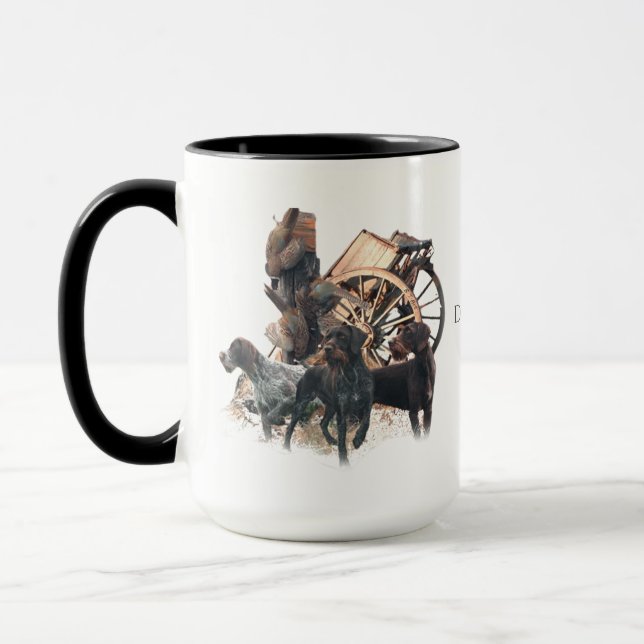 Deutsch Drahthaar Tasse (Links)