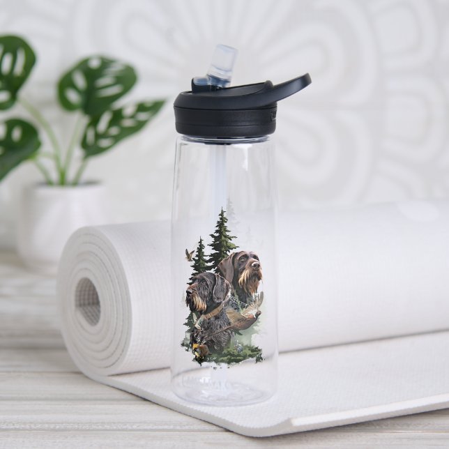 Deutsch Drahthaar Trinkflasche (Yoga (gedreht))