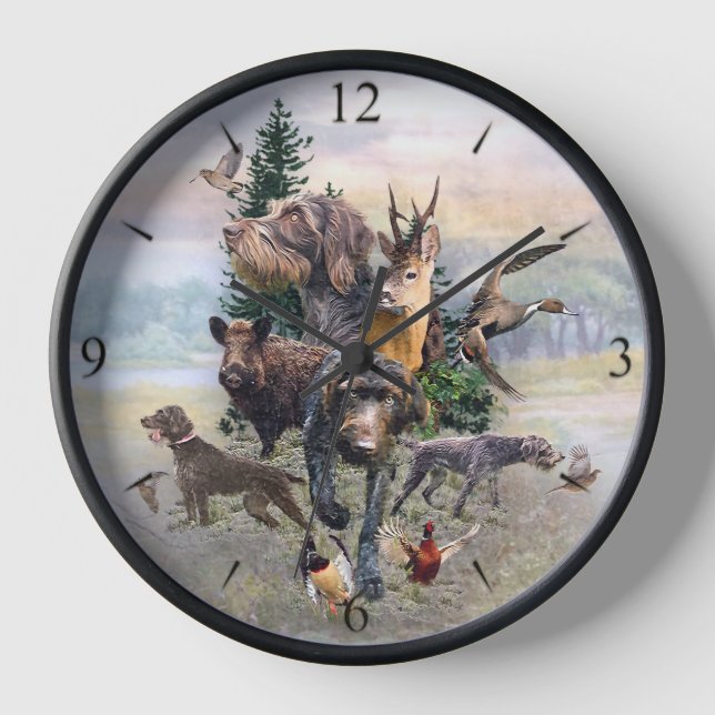 Deutsch-Drahthaar   Uhr (Vorderseite)