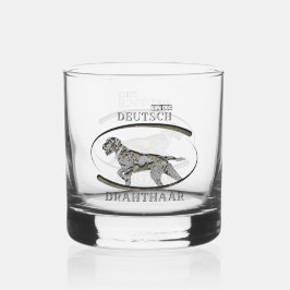 Deutsch Drahthaar Whiskyglas