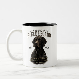 Deutsch Drahthaar  Zweifarbige Tasse