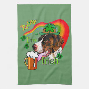 Deutsch Drahthaarpointer St. Pattys Küchentuch