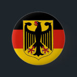 Deutsch-Eagle-Flagge Button<br><div class="desc">Geschenke mit der deutschen Flagge sind immer in der Art. Zeigen Sie Ihr deutsches Stolz- und Familienerbe und kleiden Sie Ihre ganze Familie. Diese hochwertigen Shirts, Tassen und Taschen machen große Geschenke für den Vatertag, den Tag der Mutter, die Geburtstage und die Jahrestage oder gerade für den Spaß von ihm....</div>