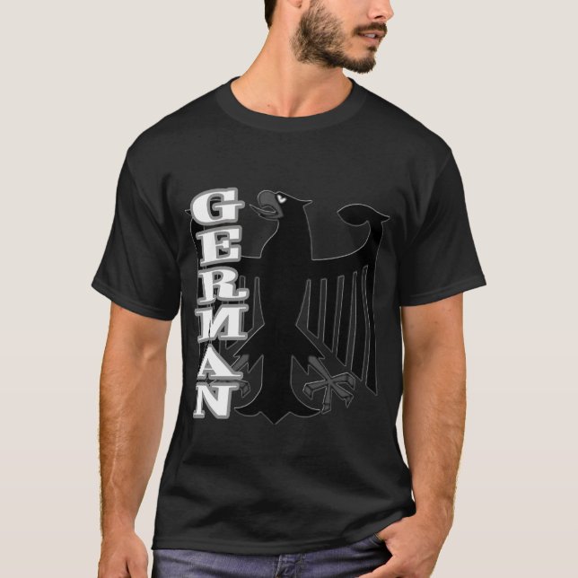 Deutsch-Eagle-T-Shirt T-Shirt (Vorderseite)