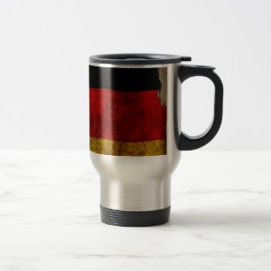 Deutsch Flagge - Vintage... Reisebecher