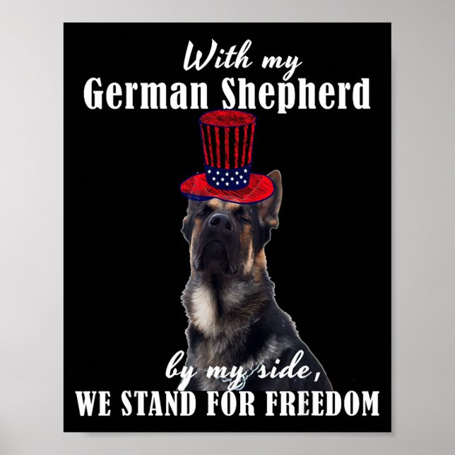 Deutsch Funny American German Dogs Quotes Germany  Poster (Vorne)