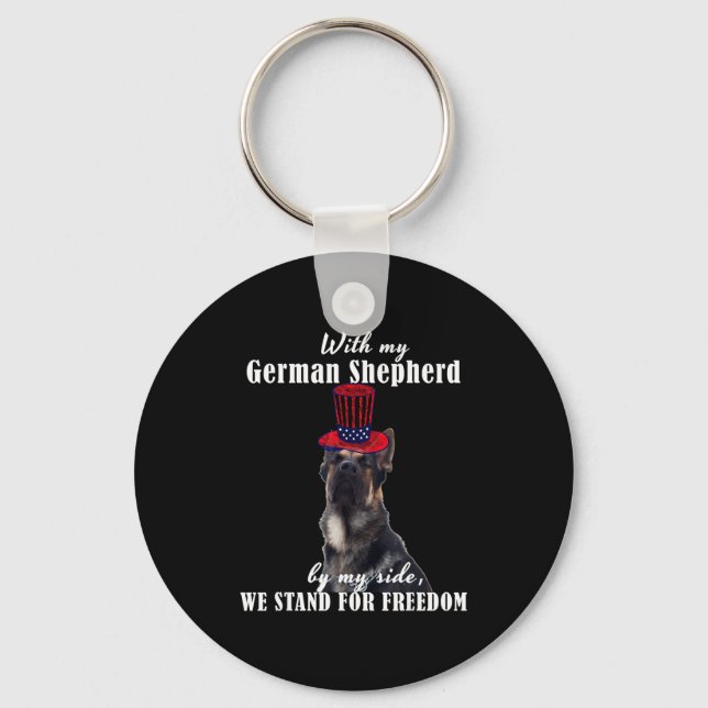 Deutsch Funny American German Dogs Quotes Germany  Schlüsselanhänger (Vorderseite)