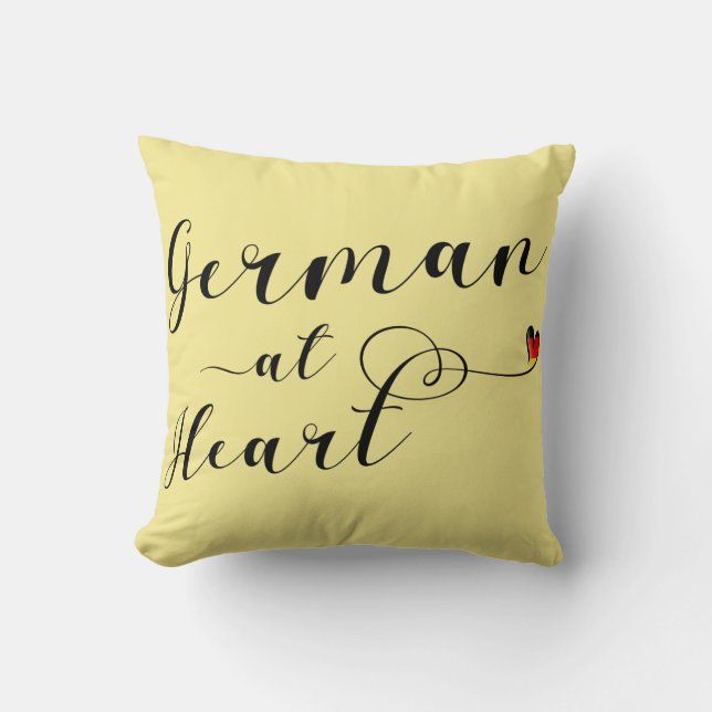 Deutsch im Herzen Deutschlands Kissen (Vorderseite)