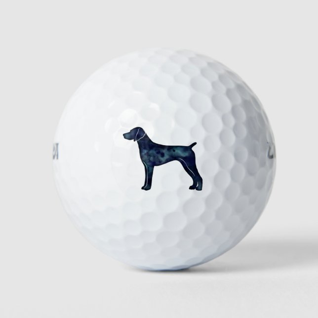 Deutsch Kurzblendfarbe Golfball (Vorderseite)