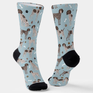 Deutsch Kurzgezogener Zeiger-Hundeknochen und Paw  Socken