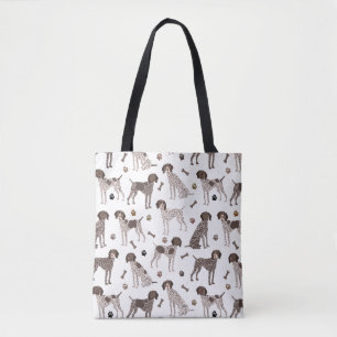 Deutsch Kurzgezogener Zeiger-Hundeknochen und Paw  Tasche