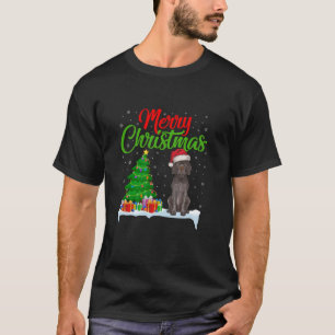 Deutsch Kurzhaar Pointer Dog Xmas Tree Lights Do T-Shirt