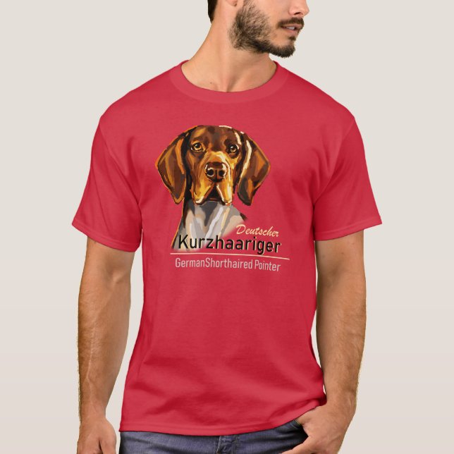 Deutsch Kurzhaar T-Shirt (Vorderseite)