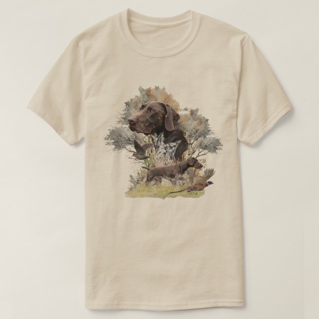 Deutsch Kurzhaar  T-Shirt (Design vorne)
