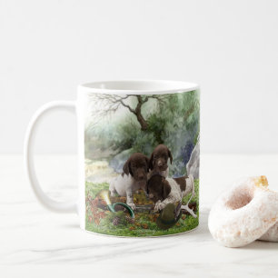 Deutsch Kurzhaarige niedliche Welpen Kaffeetasse