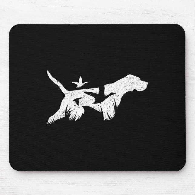 Deutsch Kurzhaarige Pointer GSP Jagdhunde Mousepad (Vorne)