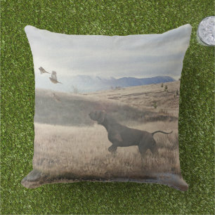 Deutsch Kurzhaarige Pointer-Jagdquai , Kunst Kissen