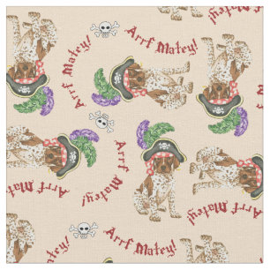 Deutsch Kurzhaarige Pointer Pirate Stoff