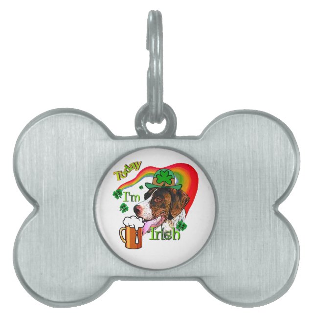 Deutsch Kurzhaarige Pointer St Pattys Tiermarke (Vorderseite)