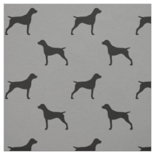 Deutsch Kurzhaariger Vorstehhund Hund Silhouetten Stoff