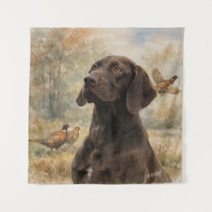 Deutsch Kurzhaariger Vorstehhund Wandteppich
