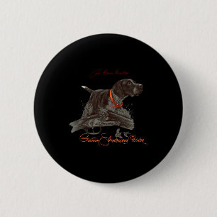 Deutsch Kurzhaariges Shirt. Geboren Hunter Button