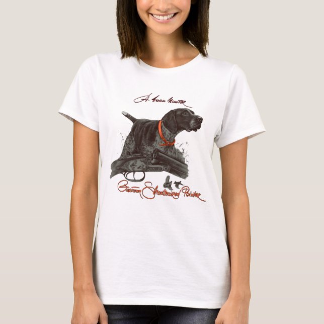Deutsch Kurzhaariges Shirt mit langen Schlangen. A (Vorderseite)