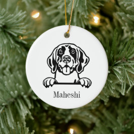 Deutsch Kurzhund Personalisiertes Haustier oder Keramik Ornament