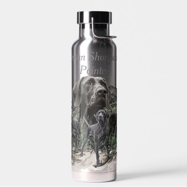 Deutsch Kurzporafreunde Trinkflasche (Links)